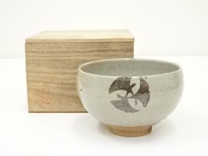 鐘山窯造　絵唐津茶碗（共箱）